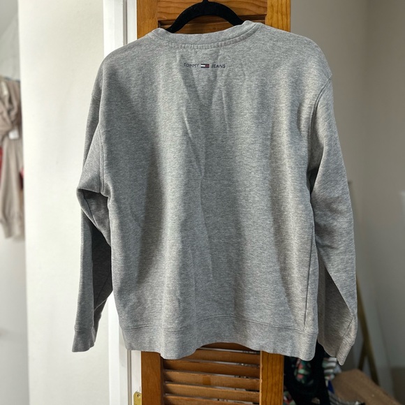 Vintage 90’s Tommy Hilfiger Tommy Jeans gray crewneck sweatshirt size large - Picture 5 of 6